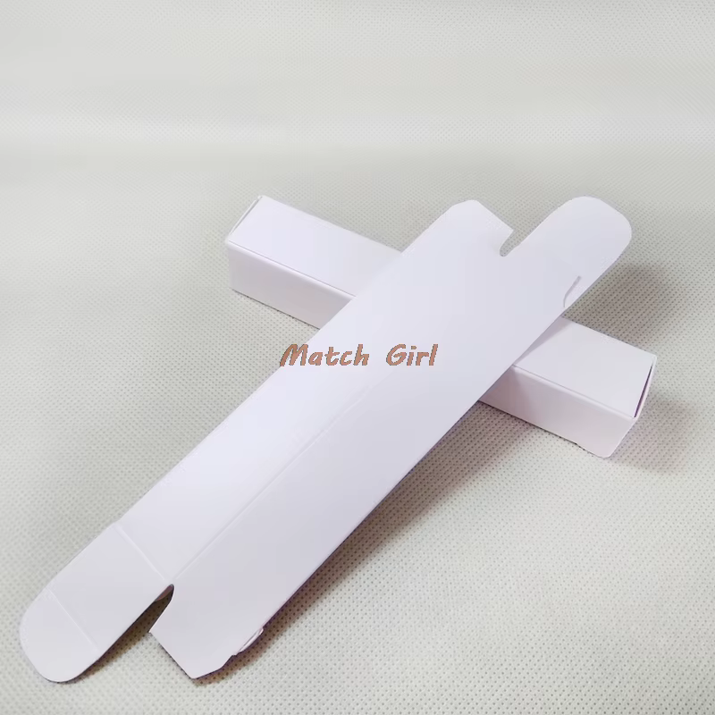 Boîte en papier noir 2*2*12cm pour échantillons d'huiles essentielles, parfums, rouges à lèvres, boîtes de rangement, boîtes cadeaux artisanales, tubes à valve